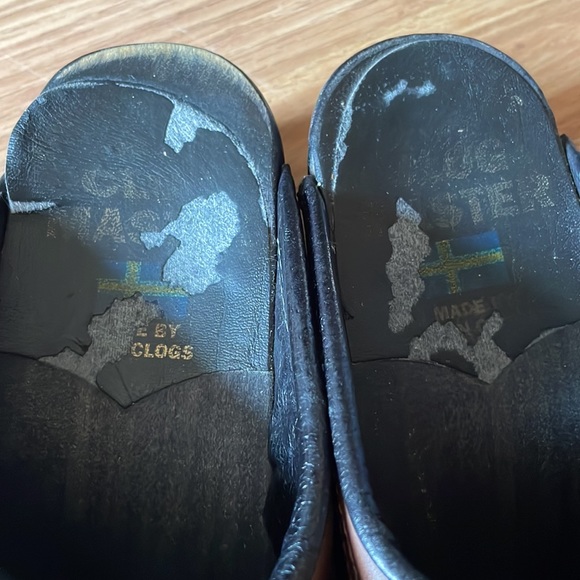 Clog Master LA vintage brown leather clogs - Picture 6 of 8